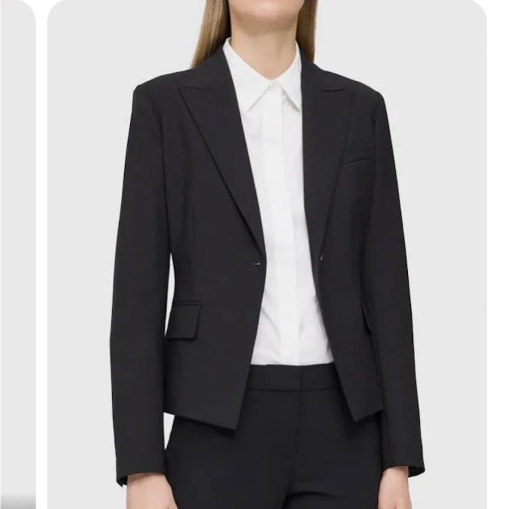 Theory Black Tailored Blazer